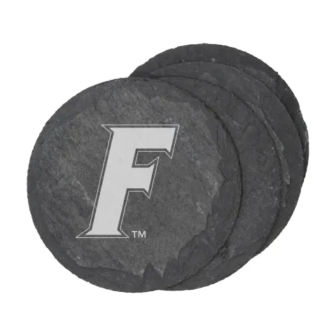 Slate round coaster