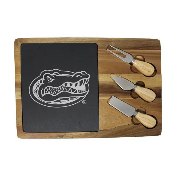 Acacia & Slate Cheese Serving Set